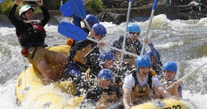 Whitewater rafting